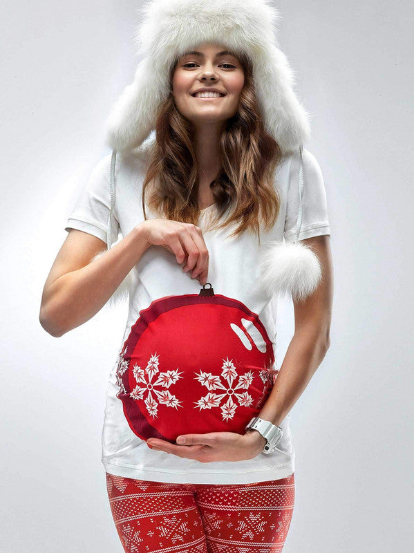 Mamagama - My Bauble Bump Maternity Christmas T-shirt - Laadlee