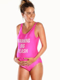Mamagama - Warning Big Splash Maternity Swimwear - Laadlee