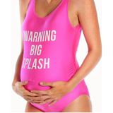Mamagama - Warning Big Splash Maternity Swimwear - Laadlee