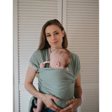 Mushie Baby Carrier Wrap Roman Green - Laadlee