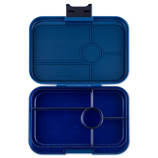 Yumbox Tapas 5 Compartment Clear Blue Tray Lunch Box - Bali Aqua - Laadlee
