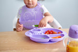 Marcus & Marcus - Silicone Yummy Dips Suction Divided Plate - Willo - Laadlee