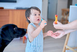 Marcus & Marcus - Silicone Palm Grasp Spoon & Fork Set - Lola - Laadlee