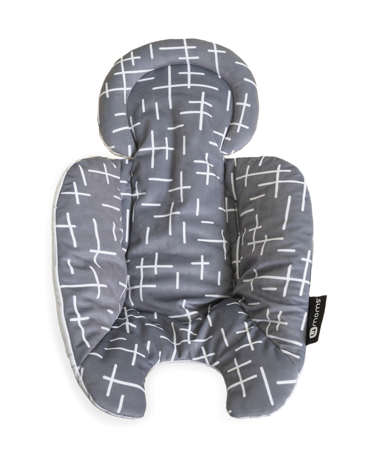4moms Rockaroo 2.0 Newborn Insert - Grey Plush - Laadlee