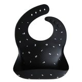 Mushie Silicone Bib Black Numbers - Laadlee
