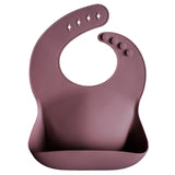 Mushie Silicone Bib Dusty Rose - Laadlee