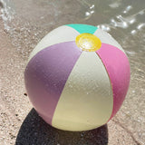 Petites Pommes 45cm Otto Beach Ball Menthe/Violet/Bubble - Laadlee