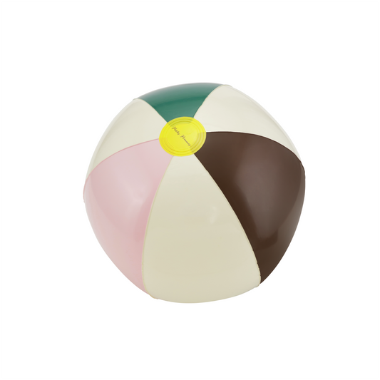 Petites Pommes 45cm Otto Beach Ball Charl/Fr Rose/Ox Green - Laadlee