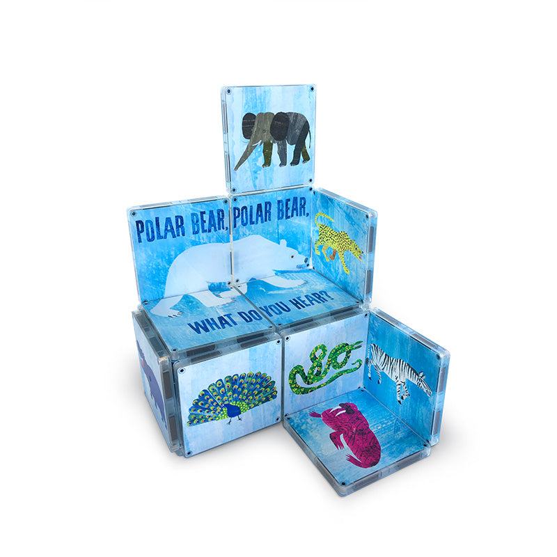 Magna-Tiles Structures Polar Bear, Polar Bear, What Do You Hear? - Laadlee