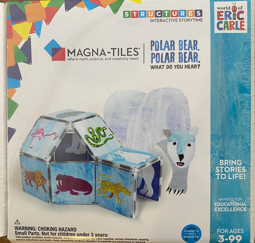 Magna-Tiles Structures Polar Bear, Polar Bear, What Do You Hear? - Laadlee