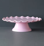 A Little Lovely Company Cake Stand Wave Pink - Laadlee