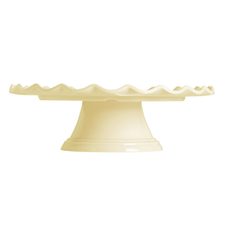 A Little Lovely Company Cake Stand Wave Vanilla Cream - Laadlee