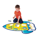 Peaceable Kingdom Floor Puzzle: Rocket - Laadlee