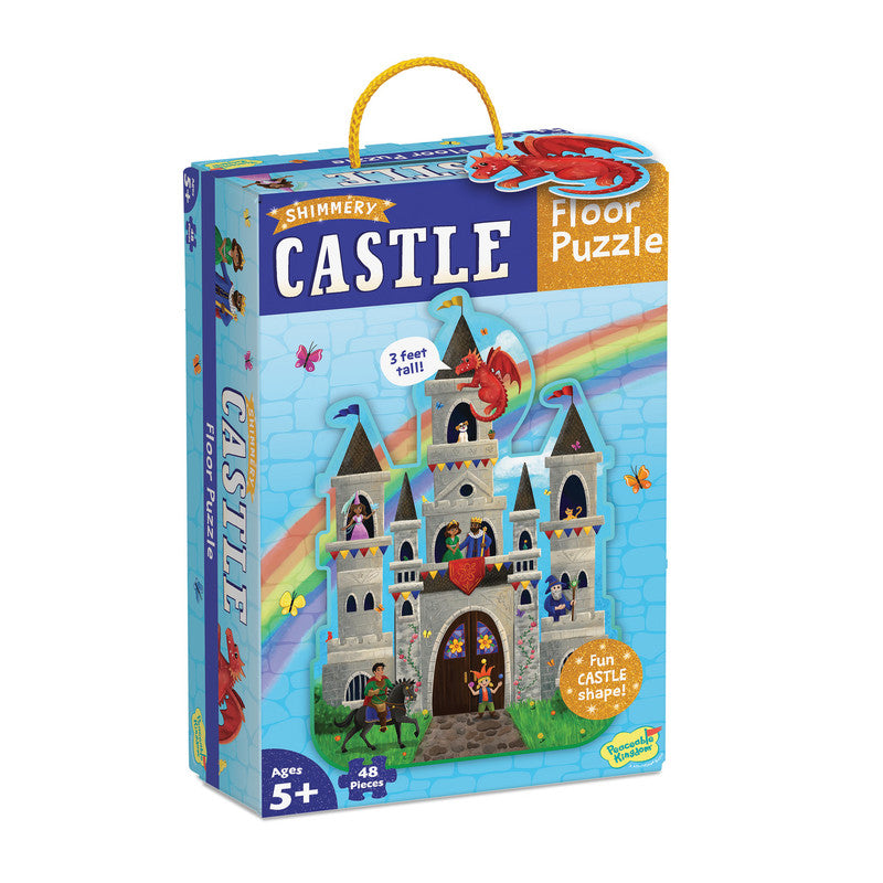 Peaceable Kingdom Floor Puzzle: Castle - Laadlee