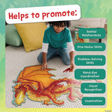 Peaceable Kingdom Floor Puzzle: Dragon - Laadlee