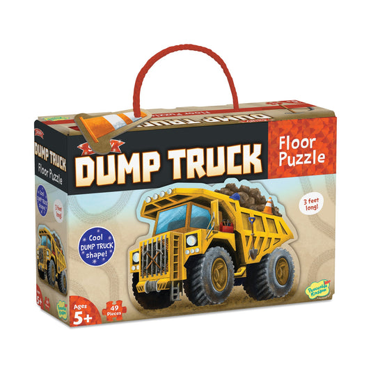 Peaceable Kingdom Floor Puzzle: Dump Truck - Laadlee