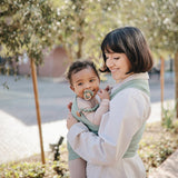 Frigg Daisy Latex Baby Pacifier 0-6M, 1Pack, Willow - Size 1 - Laadlee