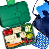 Yumbox Tapas 5 Compartment Jungle Lunch Box - Greenwich - Laadlee