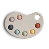 Mushie Paint Palette Press Toy (Multi) - Laadlee