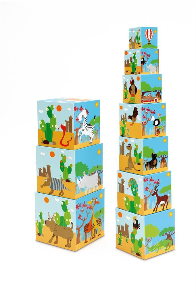 PlanToys Planmini - Log Puzzle - Laadlee