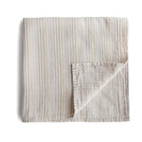Mushie Swaddle - Retro Stripes - Laadlee
