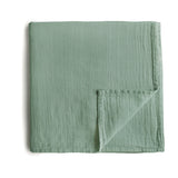Mushie Swaddle Roman Green - Laadlee