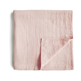 Mushie Swaddle Rose Vanilla - Laadlee