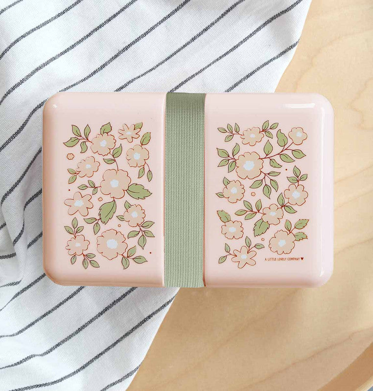 A Little Lovely Company Lunch Box - Blossoms Pink - Laadlee