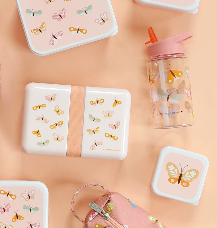 A Little Lovely Company Lunch Box - Butterflies - Laadlee