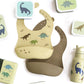 A Little Lovely Company Silicone Bib Set of 2 - Dinosaurs - Laadlee