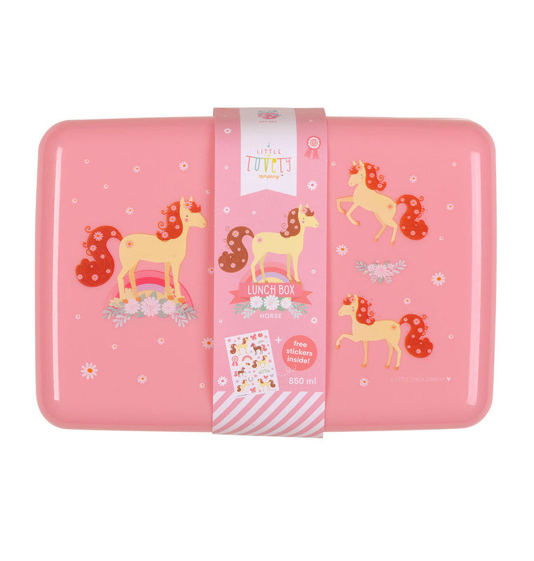 A Little Lovely Company Lunch Box - Horse - Laadlee