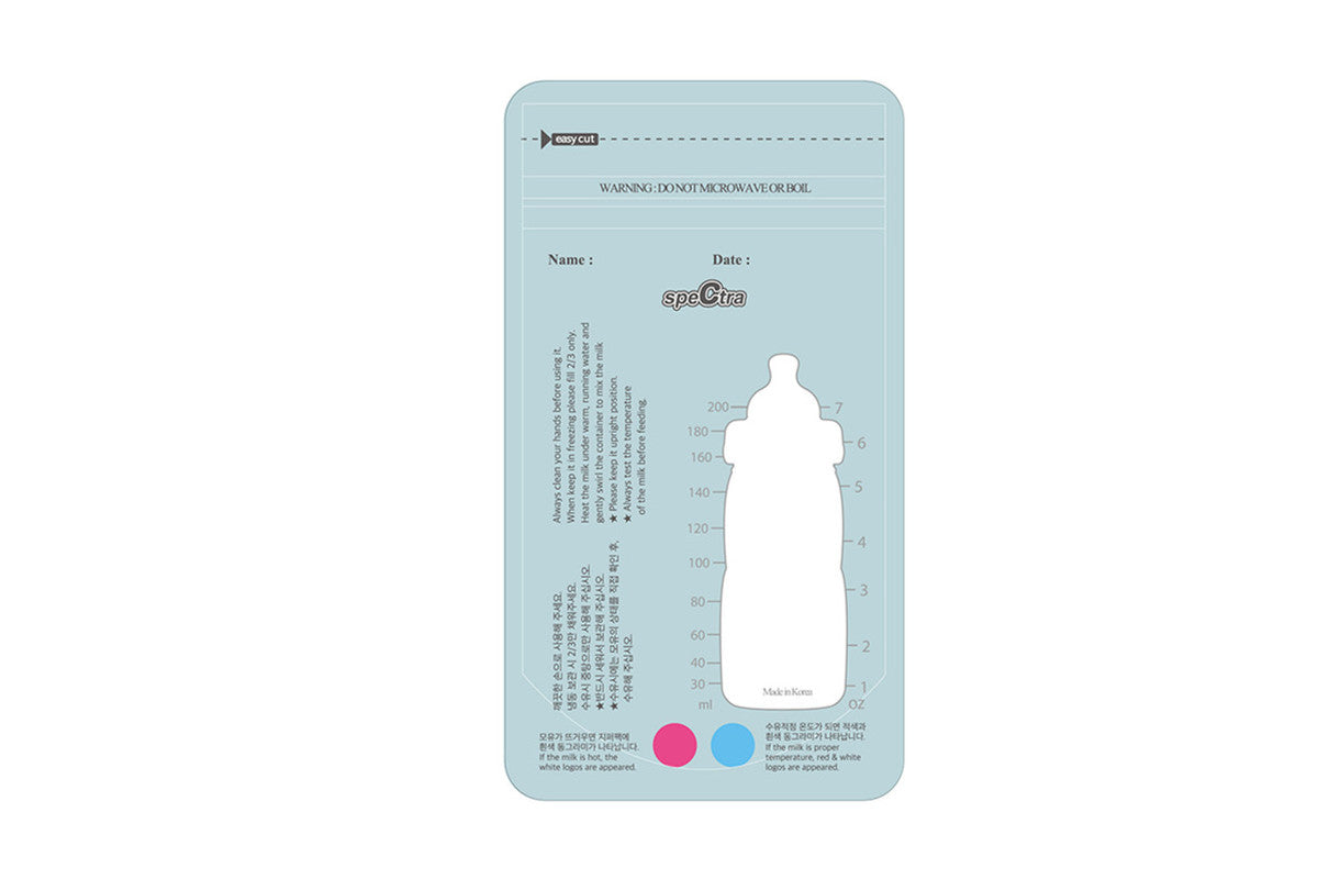 Spectra Milk Storage Bags with Temperature Sensor - Laadlee