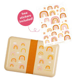 A Little Lovely Company Lunch Box - Rainbows - Laadlee