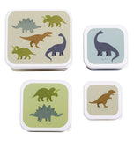 A Little Lovely Company Lunch & Snack Box Set - Dinosaurs - Laadlee