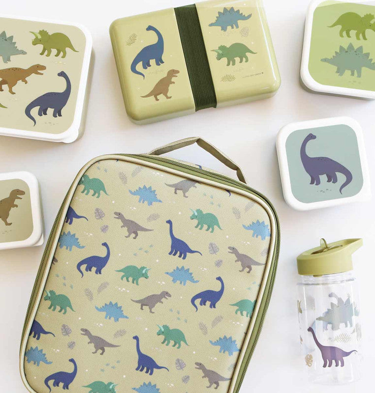 A Little Lovely Company Lunch & Snack Box Set - Dinosaurs - Laadlee