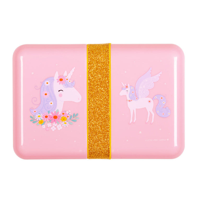 A Little Lovely Company Lunch Box - Unicorn - Laadlee