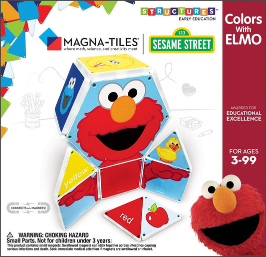 Magna-Tiles Structures Colors with Elmo - Laadlee