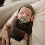 Frigg Daisy Latex Baby Pacifier 6M-18M, 1Pack, Lily Pad - Size 2 - Laadlee