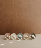 Frigg Daisy Latex Baby Pacifier 6M-18M, 2Pack, French Gray Night/Portobello Night - Size 2 - Laadlee