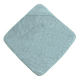 Mushie Hooded Towel Sea Mist - Laadlee