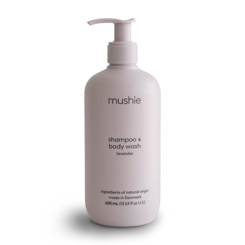 Mushie Baby Shampoo & Body Wash Lavender - 400ml - Laadlee