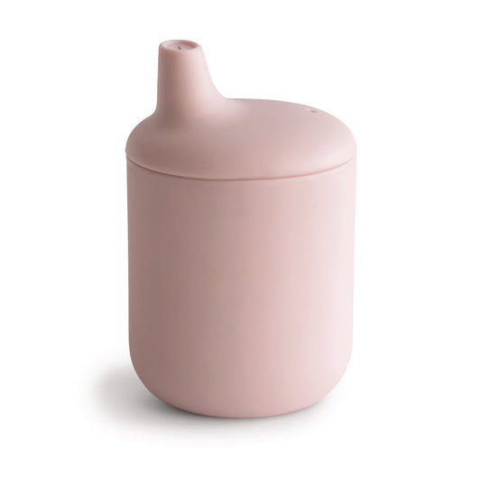 Mushie Silicone Sippy Cup Blush - Laadlee