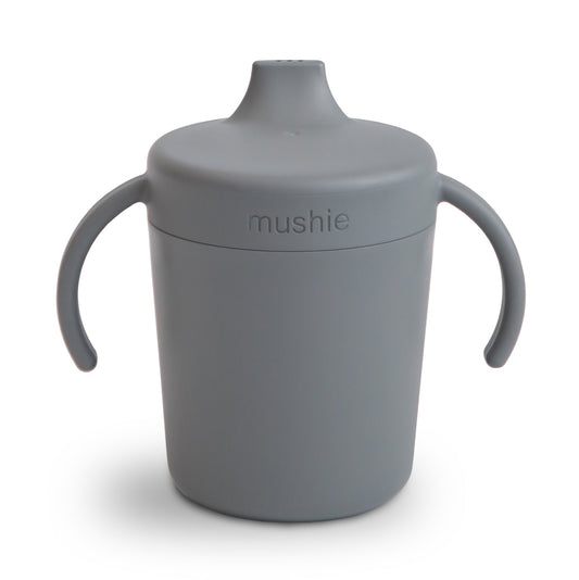 Mushie Trainer Sippy Cup Smoke - Laadlee