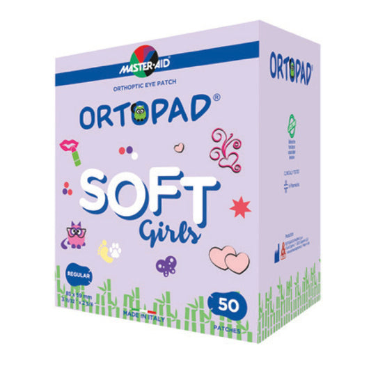 Ortopad® Soft Girls Eye Patches Regular - 50 pcs - Laadlee