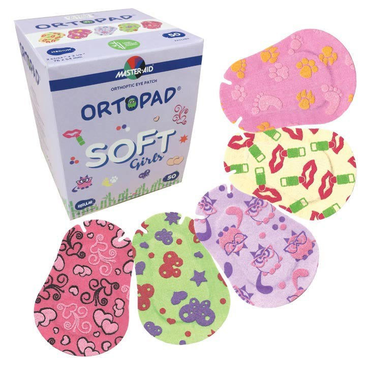 Ortopad® Soft Girls Eye Patches Regular - 50 pcs - Laadlee