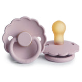 Frigg Daisy Latex Baby Pacifier 6M-18M, 1Pack, Soft Lilac - Size 2 - Laadlee