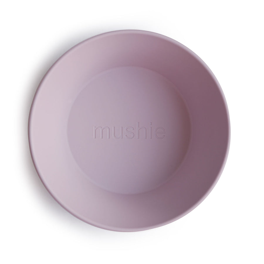 Mushie Dinner Bowl Round Soft Lilac - Laadlee