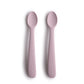 Mushie Silicone Baby Spoon Soft Lilac - Laadlee