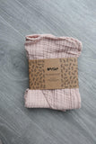 Natruba - Baby Hooded Bath Towel - Powder - Laadlee
