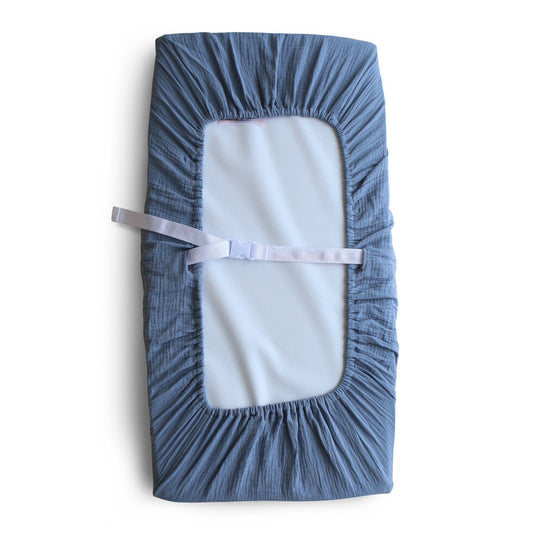 Mushie Changing Pad Cover Tradewinds - Laadlee